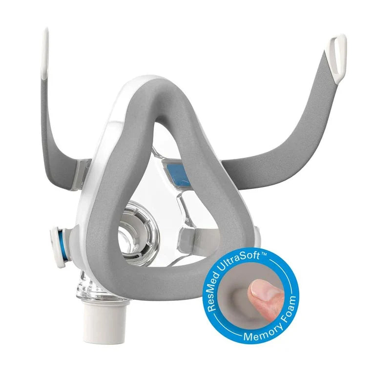 ResMed AirTouch F20 Full Face CPAP Mask – 3 Cushions Included
