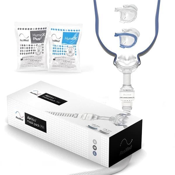 ResMed AirFit P10 Nasal Pillow Mask Pack for AirMini